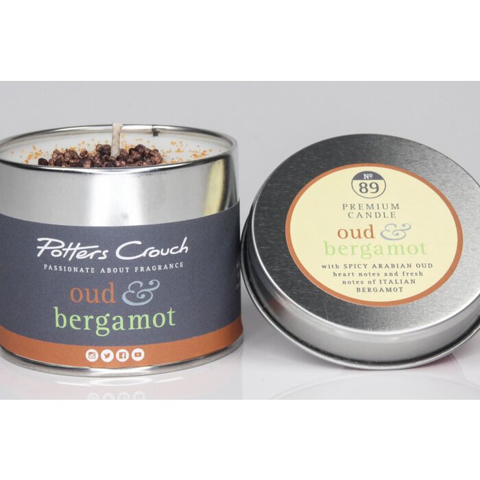 Potters Crouch - Candle Tin - Oud and Bergamot-1